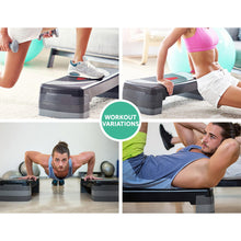 Load image into Gallery viewer, Everfit 3 Level Aerobic Step Bench
