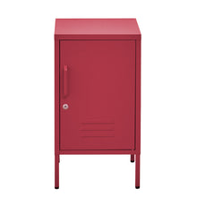 Load image into Gallery viewer, ArtissIn Metal Locker Storage Shelf Filing Cabinet Cupboard Bedside Table Pink
