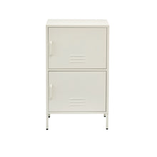 Load image into Gallery viewer, ArtissIn Double Storage Cabinet Shelf Organizer Bedroom White

