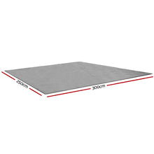 Load image into Gallery viewer, Weisshorn 6M Annex Matting Pack of 2x 3 x2.5m Floor Mats Mesh Camping Picnic
