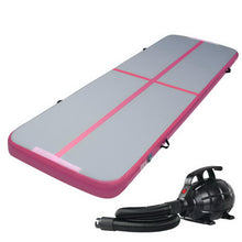 Load image into Gallery viewer, Everfit GoFun 3X1M Inflatable Air Track Mat with Pump Tumbling Gymnastics Pink
