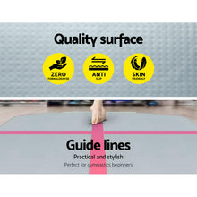 Load image into Gallery viewer, Everfit GoFun 3X1M Inflatable Air Track Mat with Pump Tumbling Gymnastics Pink
