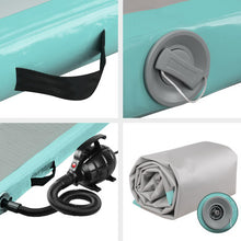 Load image into Gallery viewer, Everfit GoFun 5X1M Inflatable Air Track Mat with Pump Tumbling Gymnastics Green
