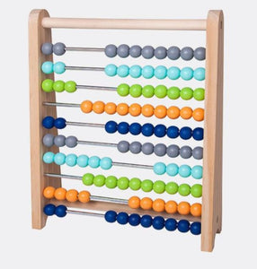 My First Wooden Abacus Frame - Brown