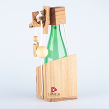 Load image into Gallery viewer, Brainteaser wine bottle mystery lock puzzle- open the lock before you can have a drink! Great party gift
