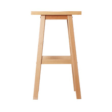 Load image into Gallery viewer, Artiss Set of 2 Beech Wood Bar Stools - Natural
