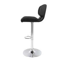 Load image into Gallery viewer, Artiss Set of 2 PU Leather Gas Lift Bar Stools - Black and Chrome
