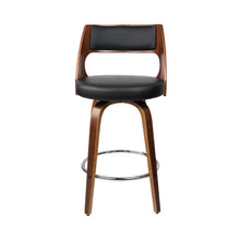 Load image into Gallery viewer, Artiss Set of 2 Wooden Bar Stools - Black
