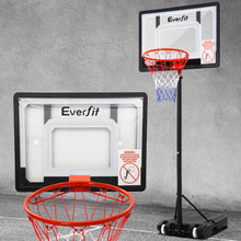 Load image into Gallery viewer, Everfit Adjustable Portable Basketball Stand Hoop System Rim
