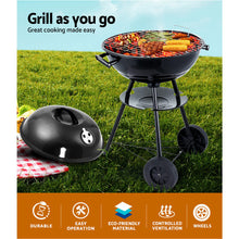 Load image into Gallery viewer, Grillz Charcoal BBQ Smoker Drill Outdoor Camping Patio Barbeque Steel Oven
