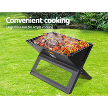 Load image into Gallery viewer, Fathers Day gift- Portable Charcoal BBQ Grill-easy for camping, picnics, home and fishing trips
