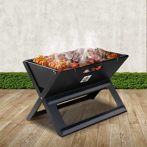 Fathers Day gift- Portable Charcoal BBQ Grill-easy for camping, picnics, home and fishing trips