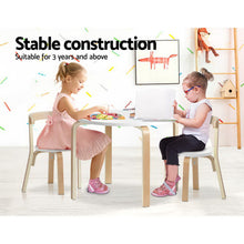 Load image into Gallery viewer, Keezi Nordic Kids Table Chair Set 3PC Desk Activity Study Play Children Modern
