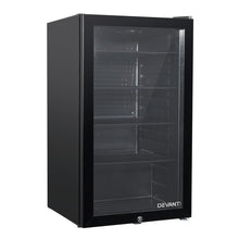 Load image into Gallery viewer, Devanti 98L Bar Fridge Glass Door Mini Freezer Fridges Countertop Beverage Commercial
