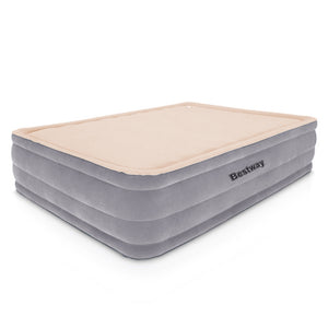 Bestway Queen Size Inflatable Air Mattress - Grey & Beige