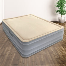 Load image into Gallery viewer, Bestway Queen Size Inflatable Air Mattress - Grey &amp; Beige
