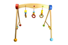 Load image into Gallery viewer, Baby play gym with colourful hanging toys
