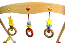 Load image into Gallery viewer, Baby play gym with colourful hanging toys
