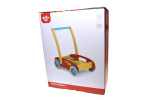 Tooky Toy - Baby activity walker with wooden blocks