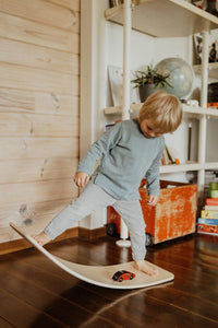 Best Balance Board for kids and adults, handmade European Baltic birch wood with non slip Felt base ideal for balance, exercise, yoga, play and fun.