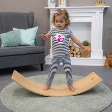 Load image into Gallery viewer, Best Balance Board for kids and adults, handmade European Baltic birch wood ideal for balance, exercise, yoga, play and fun
