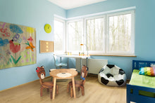 Load image into Gallery viewer, Children&#39;s furniture Set Bear Table and 2 Chairs -natural wood handmade and solid build
