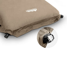 Load image into Gallery viewer, Weisshorn Self Inflating Mattress Camping Sleeping Mat Air Bed Pad Double Coffee 10CM Thick
