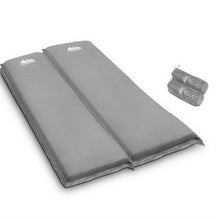Load image into Gallery viewer, Weisshorn Self Inflating Mattress Camping Sleeping Mat Air Bed Pad Double Grey 10CM Thick
