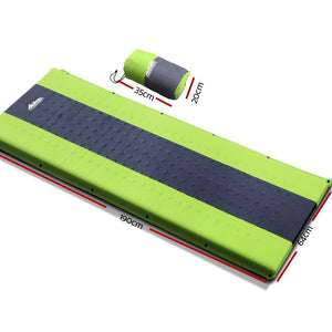 Weisshorn Self Inflating Mattress Camping Sleeping Mat Air Bed Pad Single Green.