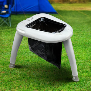 Outdoor Portable Folding Camping Toilet.