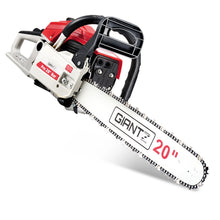 Load image into Gallery viewer, Giantz 58CC Commercial Petrol Chainsaw - Red &amp; White
