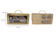 Load image into Gallery viewer, Car Carrier toy truck with movable tray and 3 wooden cars-Age: 18 M+
