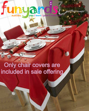 Load image into Gallery viewer, Christmas Chair Seat Cover Decoration Xmas Dinner Party Santa Gift-Large Chair deco
