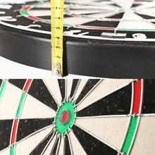 Load image into Gallery viewer, 18&quot; Dartboard Dart Board with Steel Darts Competition Party Game
