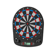 Load image into Gallery viewer, 13.5&quot; Dartboard Dart Board with Soft Tip Darts Electronic Scorer 32 Games
