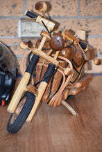 Load image into Gallery viewer, Fathers Day Gift Motorbike wooden 52 cm sculpture model hand made replica 1/5th scale Cruiser motorbike.
