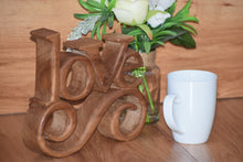 Load image into Gallery viewer, Wooden carved LOVE words decoration 33 cm long
