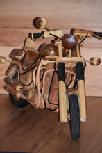 Load image into Gallery viewer, Fathers Day Gift Motorbike wooden 52 cm sculpture model hand made replica 1/5th scale Cruiser motorbike.
