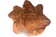 Load image into Gallery viewer, Large exquisite Saur Wood Round Coffee Table, large circumference 118 cm x 112 cm x 9 cm one of kind 100% unique designed  by nature
