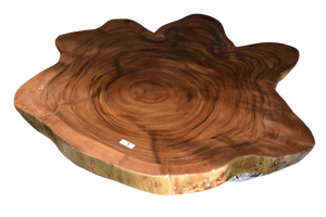 Large exquisite Saur Wood Round Coffee Table, large circumference 118 cm x 112 cm x 9 cm one of kind 100% unique designed  by nature