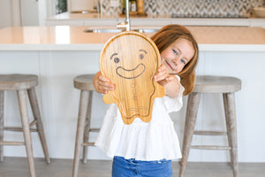 Toddlers mealtime Plate 100% sustainable bamboo Gingy the Gingerbread Man