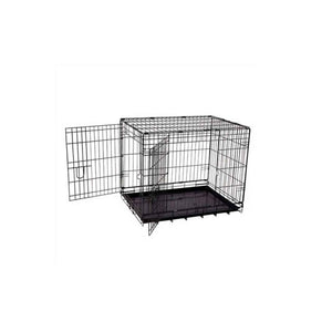 Dog Wire Crate X-Large - Portable Collapsible Travel Kennel - Pet Puppy Cage-2