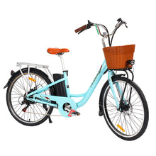 Load image into Gallery viewer, Phoenix 26 inch Electric Bike City Bicycle eBike e-Bike Urban Blue
