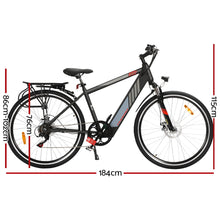 Load image into Gallery viewer, Phoenix 27" Electric Bike Mountain Bicycle eBike e-Bike City Lithium Battery
