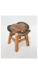 Load image into Gallery viewer, Children&#39;s Wooden Stool ELEPHANT FACE Themed Chair Toddlers Step sitting Stool
