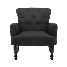 Load image into Gallery viewer, Artiss French Lorraine Chair Retro Wing - Black
