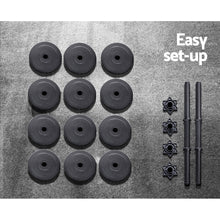 Load image into Gallery viewer, Everfit 32KG Dumbbells Dumbbell Set Weight Plates Home Gym Exercise
