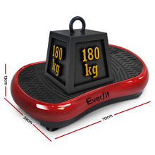 Load image into Gallery viewer, Vibration Machine Plate Platform Body Shaper Home Gym Fitness Maroon

