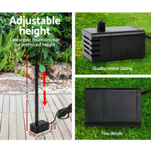 Load image into Gallery viewer, Gardeon Solar Pond Pump Water Fountain Outdoor Powered Submersible Filter 4FT
