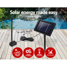 Load image into Gallery viewer, Gardeon Solar Pond Pump Water Fountain Outdoor Powered Submersible Filter 4FT
